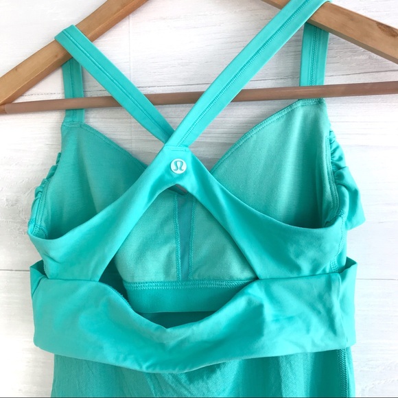 {Lululemon} Wrap It Up in Bali Breeze cross-over top tank, 6 - Picture 4 of 5